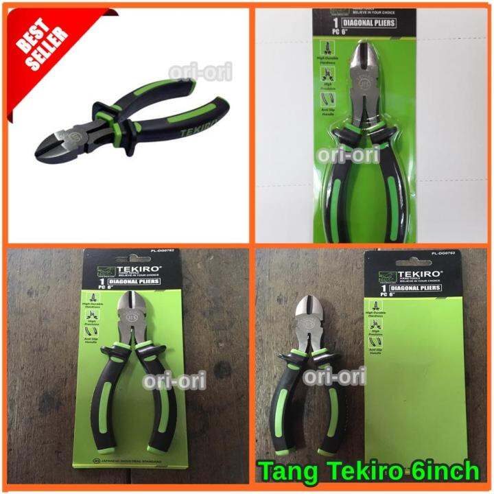 Tang Potong TEKIRO 6 Inch Diagonal Cutting Pliers 6 ORI ORI