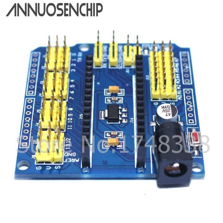 Nano I Expansion Sensor Shield Module For Arduino Uno R Nano Lazada