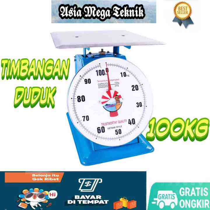 Timbangan Duduk Jarum Fujiyama 100kg PROMO ASIA MEGA TEKNIK Lazada