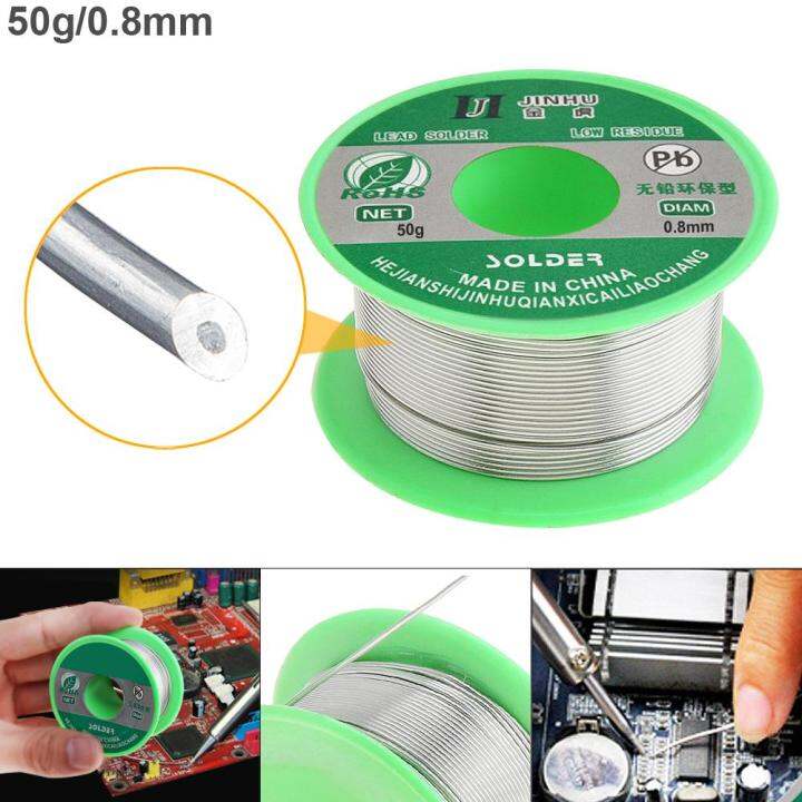 50g 0 8mm Environmental Friendly Lead Free Rosin Core Solder Wire With