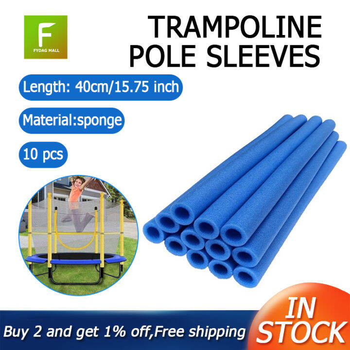 10PCS Trampoline Poles Cover Padding Foam Tubing 40CM Foamed Pipe