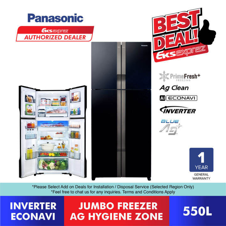 Panasonic Door Inverter Fridge L Nr Dz Vgkm Top Freezer