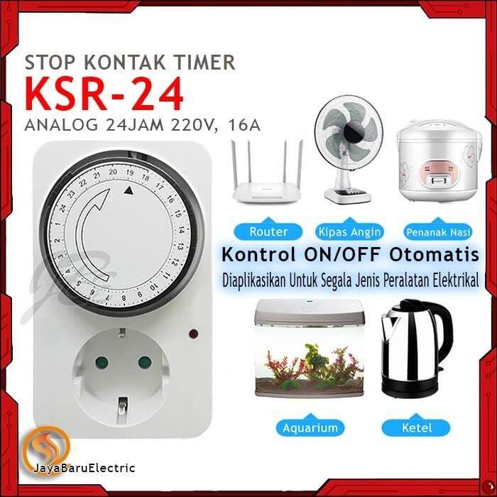 Stop Kontak Timer Analog Kaiser Jam Jam Lazada Indonesia