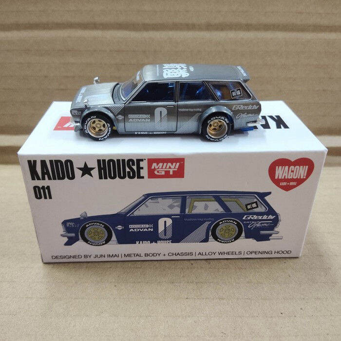 Chase Mini Gt Kaido House Datsun Wagon Blue Lazada Indonesia