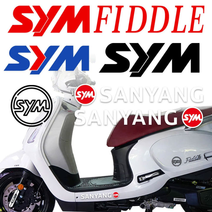 Motorcycle Reflective SYM Logo Emblem Sticker For Sanyang Motor Maxsym