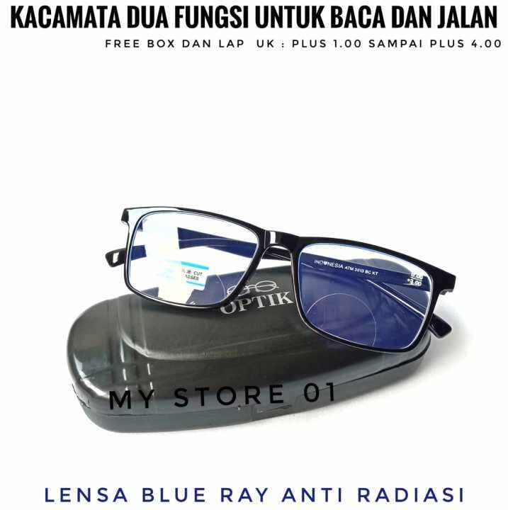 PROMOSI KACAMATA DUA FUNGSI UNTUK BACA DAN JALAN LENSA BLUE RAY ANTI