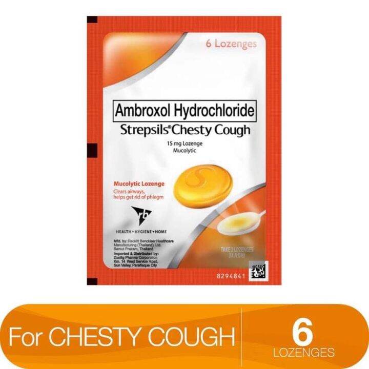 Strepsils Chesty Cough Lozenges Lazada Ph