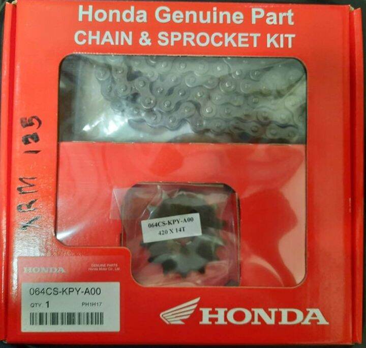 HONDA GENUINE CHAIN SPROCKET SET XRM 125 064CS KPY A00 Lazada PH