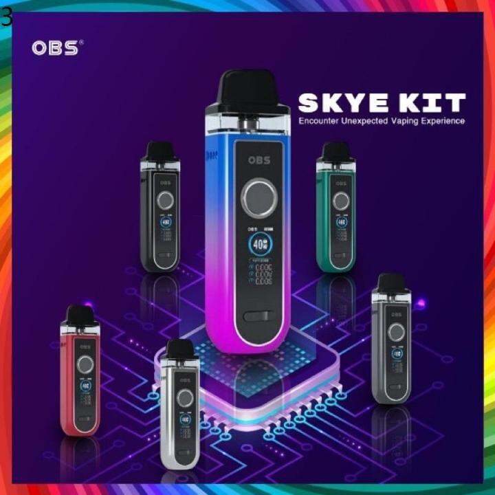 E Cigarettes Ready Stockoriginal Obs Skye Pod Kit Mah Built In