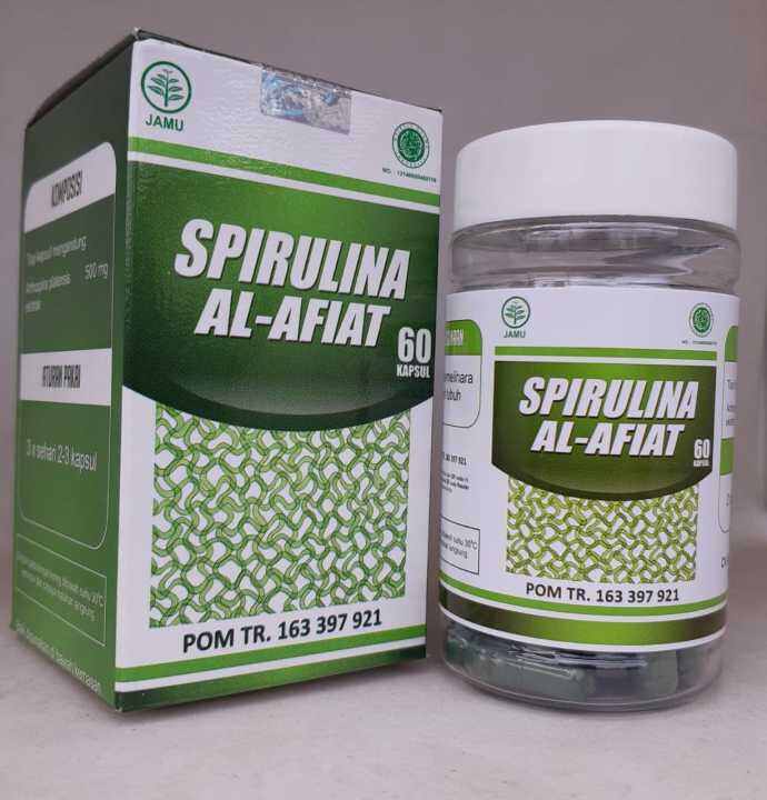 Spirulina Al Afiat Kapsul Suplemen Imun Kolesterol Anti Kanker