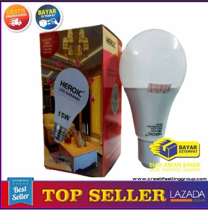 Lampu Led Heroic Watt Bohlam Led Heroic Garansi Watt Garansi