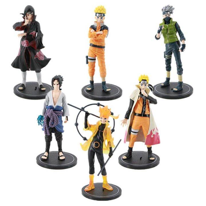 Pcs Set Naruto Shippuden Figurines Gk Uchiha Sasuke Itachi Action