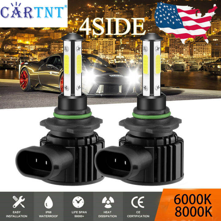 CarTnT 2ชน LED 20000LM 100วตตไฟหนารถหลอดไฟ H7 H8 H9 H11ไฟรถยนต