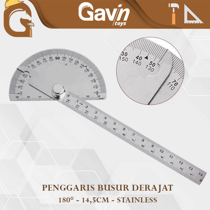 Penggaris Busur Derajat Penggaris Drajat Sudut Angle Ruler Cm