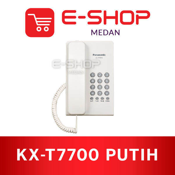 Panasonic Kx T Pesawat Telepon Rumah Kantor Single Line Lazada