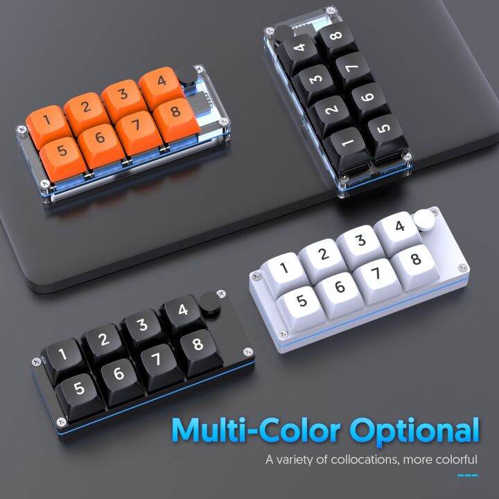 RGB Programming Macro Custom Knob Mechanical Keyboard And Wide Gaming