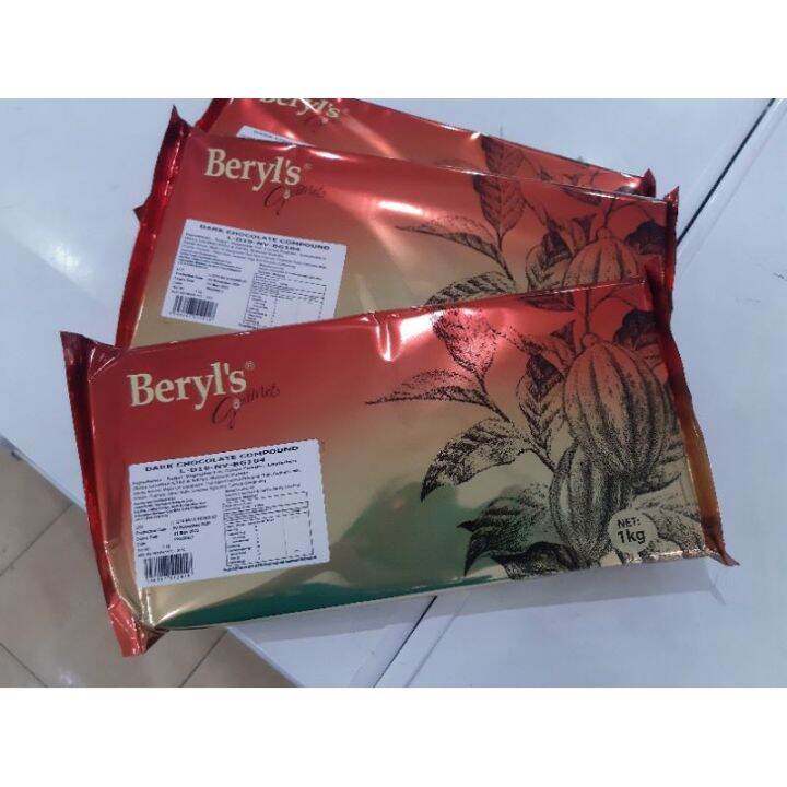 BERYL S DARK CHOCOLATE COMPOUND 1kg Lazada PH