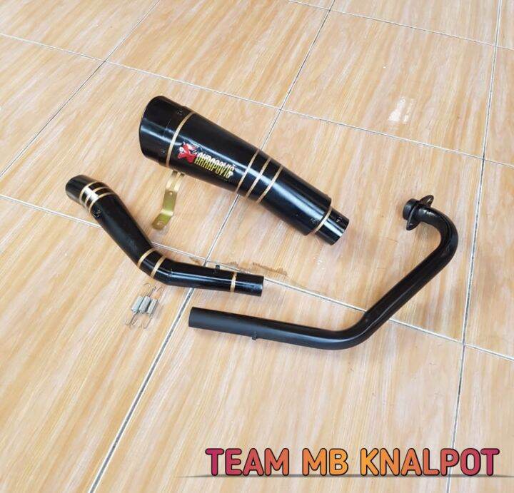 Knalpot Cbr 150 New Facelift R9 H2 Akrapovic Black Lazada Indonesia