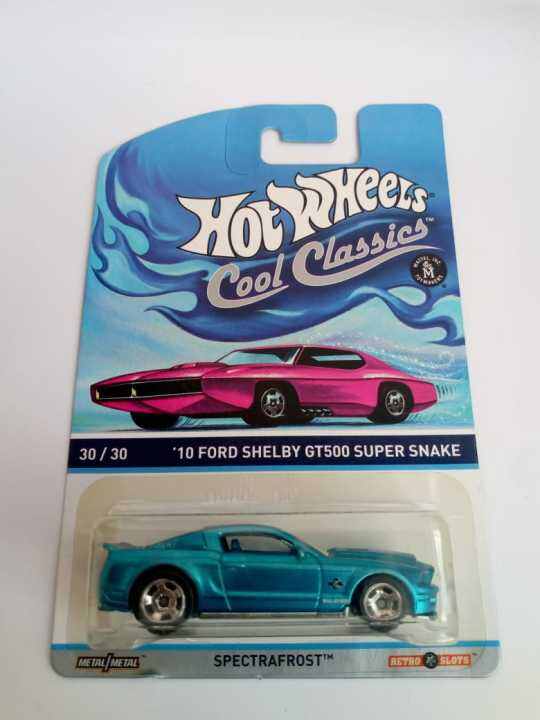 Hot Wheels Ford Shelby Gt Super Snake Blue Cool Classics