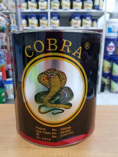 Thinner Cobra Hitam Kaleng Liter Galon Pengencer Cat Thiner Spare