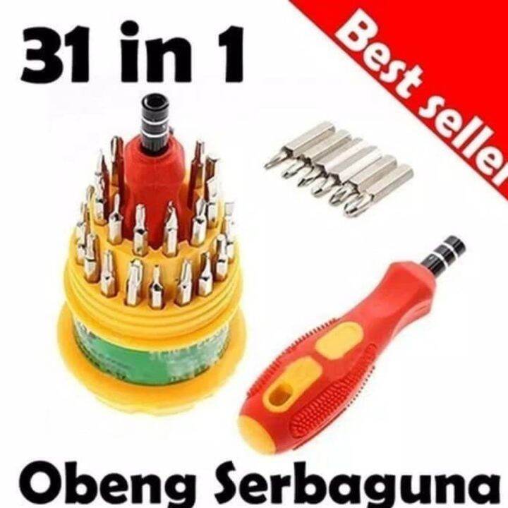 COD OBENG SET TELUR 31 In 1 OBENG SERVICE TOOL KIT MULTI FUNGSI