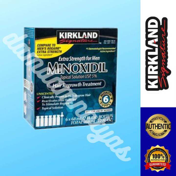 MINOXIDIL KIRKLAND 6 BOTTLES SEALED BOX Lazada PH