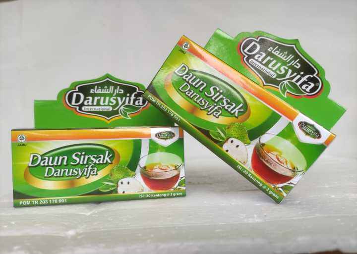 Teh Celup Daun Sirsak Darusyifa Herbal Teh Celup Anti Kanker Anti