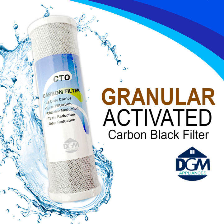 High Grade UDF 10 Inches Granular Activated Carbon Block Water Filter