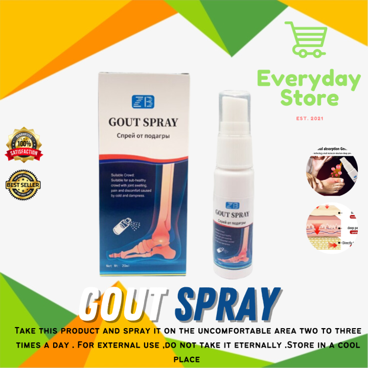 Gout Spray Treatment Gout Cause Waist Shoulder Leg Joint Pain Ointment