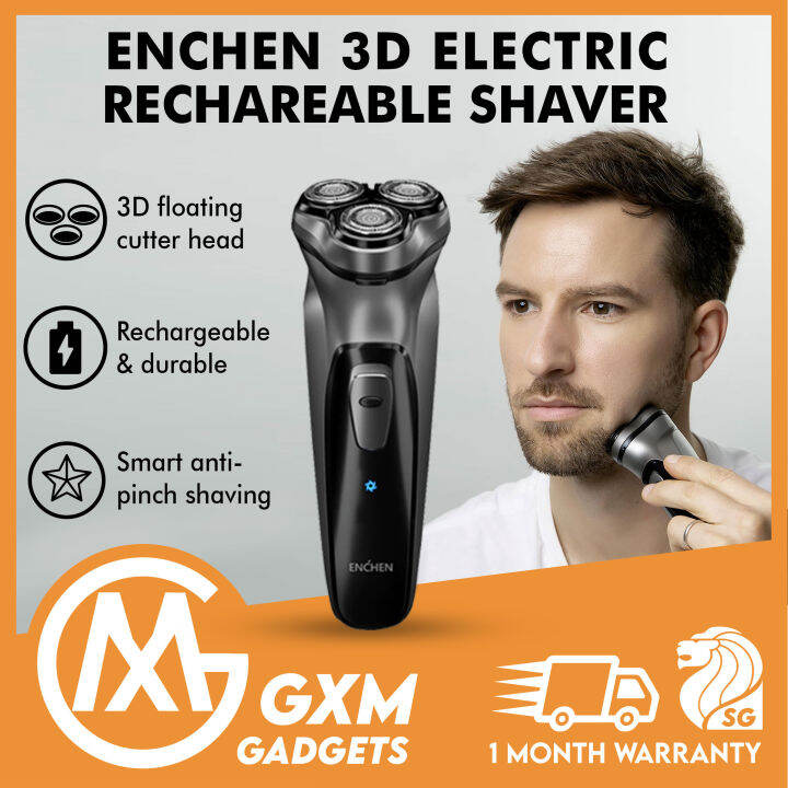 Enchen 3D Electric Shaver Razor Blackstone Beard Hair Trimmer Type C