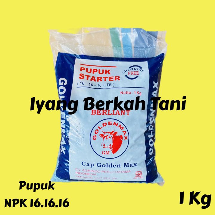 Pupuk Starter Npk Te Berliant Cap Kepala Sapi Golden Max Kg