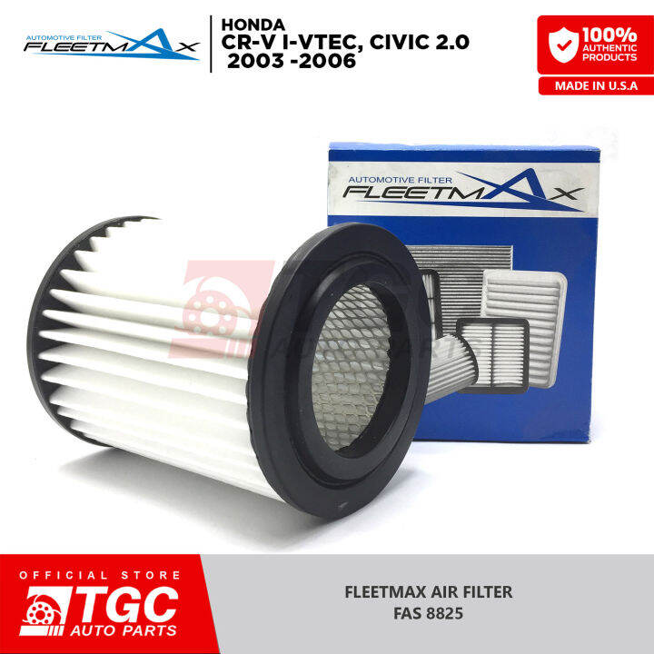 Fleetmax Air Filter Air Cleaner Honda Cr V I Vtec Civic