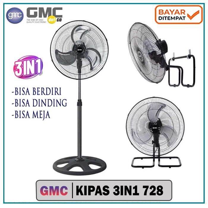 Gmc 728 Kipas Angin 3in1 18 Inch Kipas Angin Tornado Besi 18 Inch