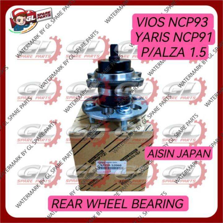 Toyota Vios Ncp Yaris Ncp Prius C Perodua Alza Rear Wheel Bearing