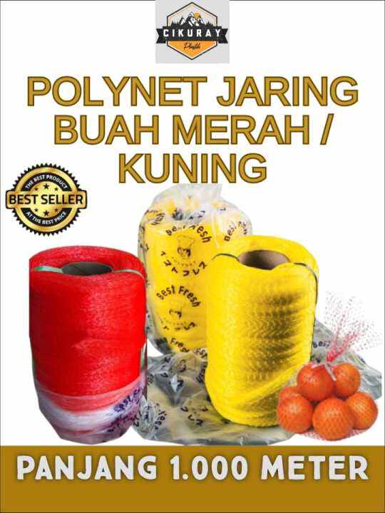 Polynet Kantong Jaring Buah Segar Dan Bawang Best Fresh Panjang M