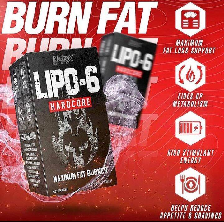 Nutrex Lipo Hardcore Maximum Fat Burner Capsules Lazada Ph