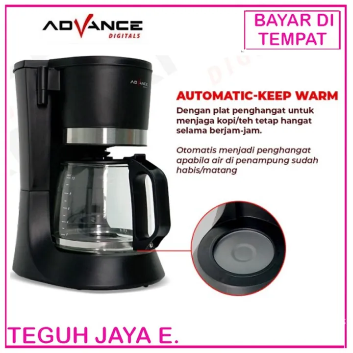 Advance Cm Coffee Maker Mesin Pembuat Kopi Kapasitas Liter