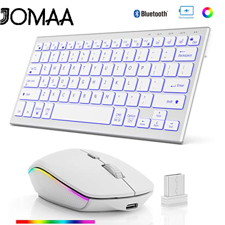 Jomaa Keyboard For Laptop Keyboard And Mouse Set Wireless Keyboard