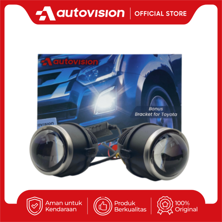 Foglamp Biled W K Blue Lens Toyota Bracket Lazada Indonesia