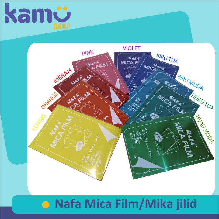 Nafa Mica Film Mika Jilid Mika Film Warna Plastik Jilid Cover