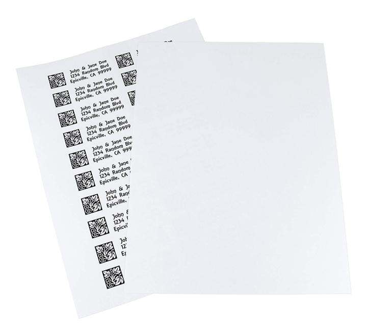 Chromalabel X Inch Printable Labels For Laser And Inkjet Printers