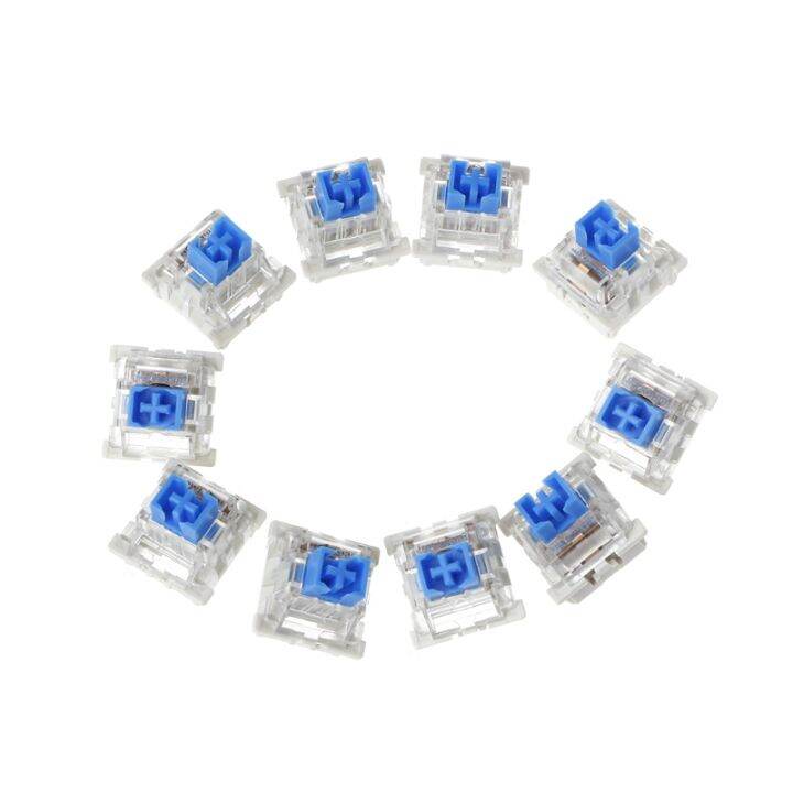 Pcs Pin Mechanical Keyboard Switch Waterproof Blue Replace For