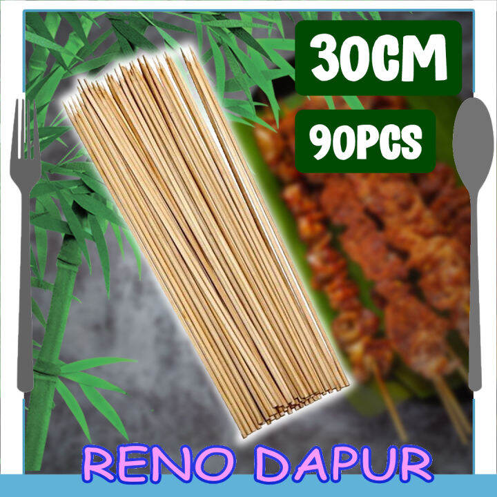 30CM SATAY BAMBOO SKEWERS BBQ STICK BATANG LIDI SATAY KAYU CUCUK SATAY