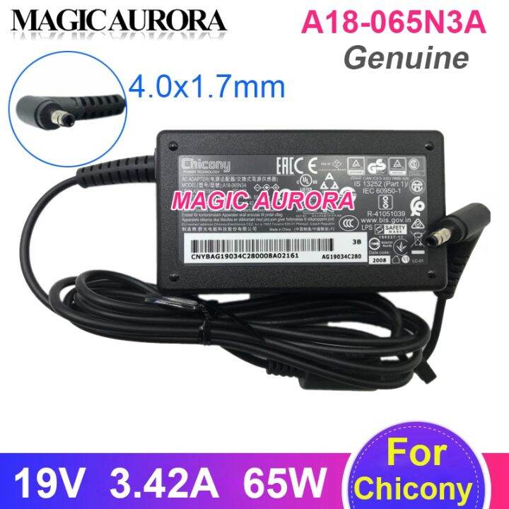 Original Original For Chicony A18 065N3A 65W Charger 19V 3 42A