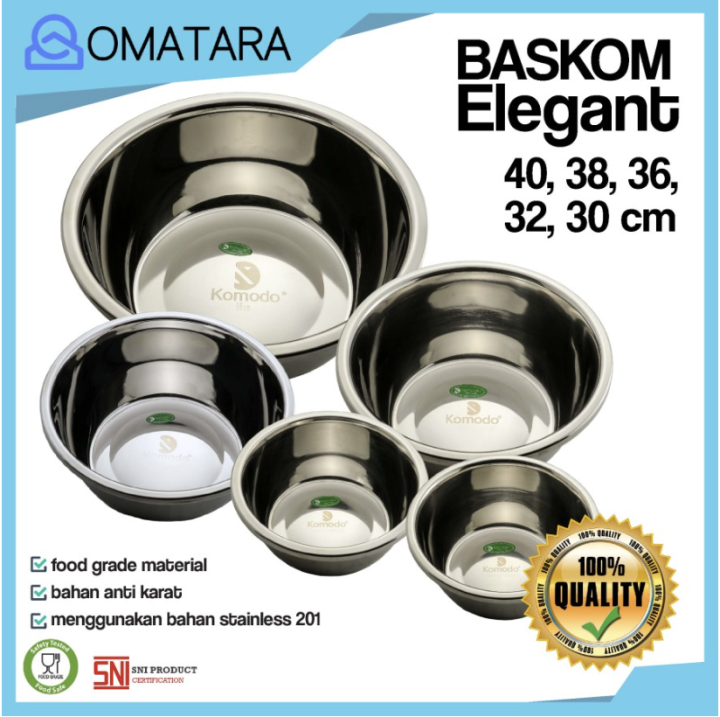 BASKOM ELEGANT KOMODO KOREA STAINLESS STEEL UK 30 32 36 38 40