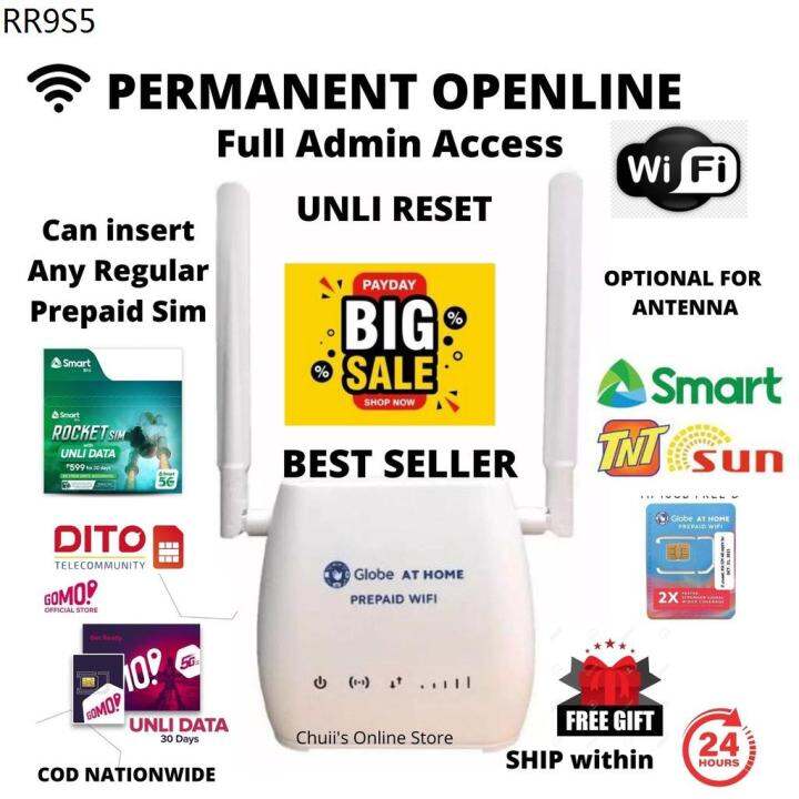 Sale Globe At Home Prepaid Wifi Openline Unli Reset Full Admin Access