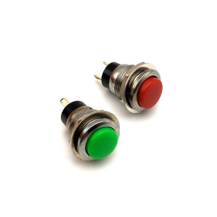 Pcslot Mm Small Momentary Push Button Switch Redgreen Colour Non