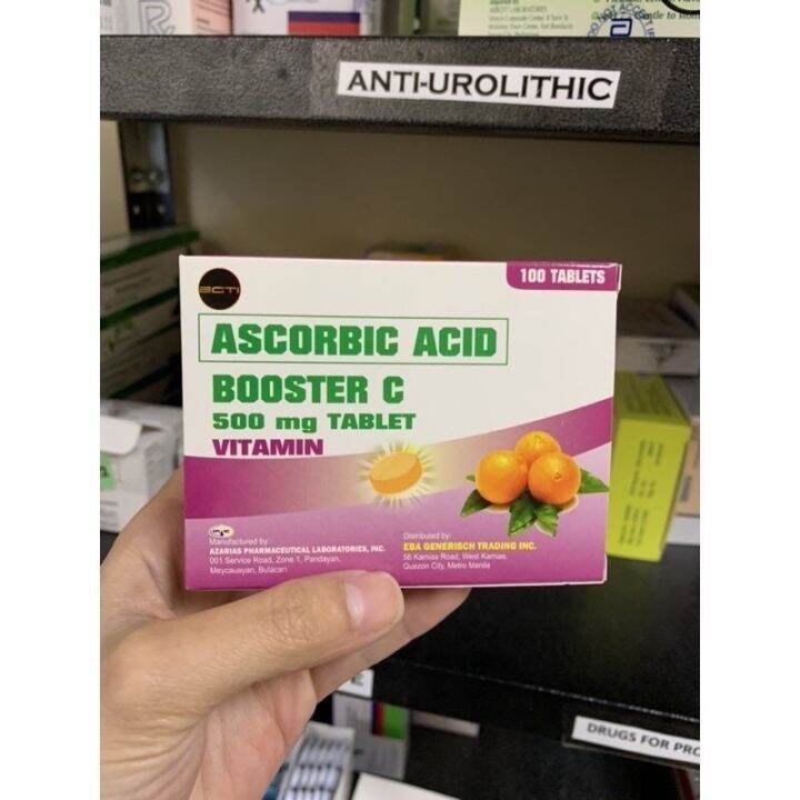 Zstrd8 VITAMIN C Ascorbic Acid 500mg Tab Supra C BOOSTER C ENOCEE