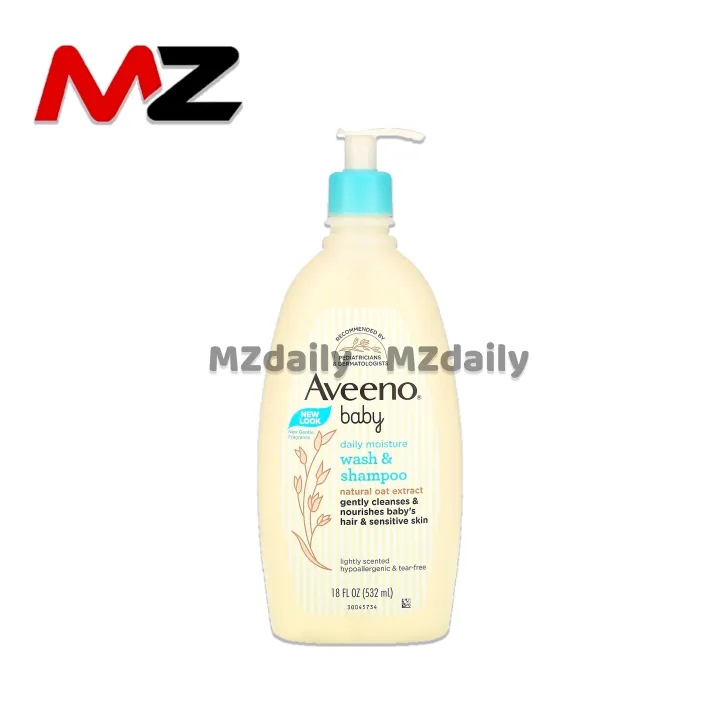 Aveeno Baby Daily Moisture Wash Shampoo Lightly Scented Ml Lazada Ph