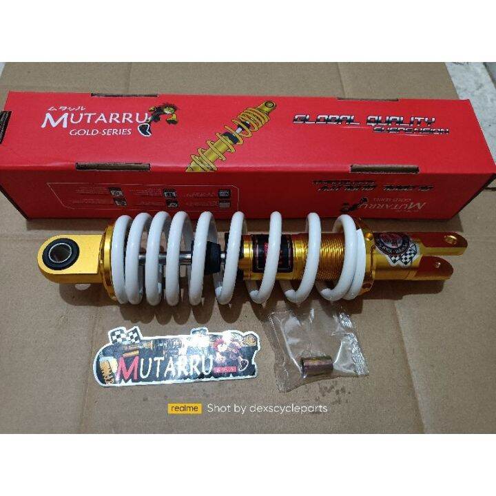 Mutarru Rear Shock Gold Series Mm For Mio I Click Fino Beat Mio